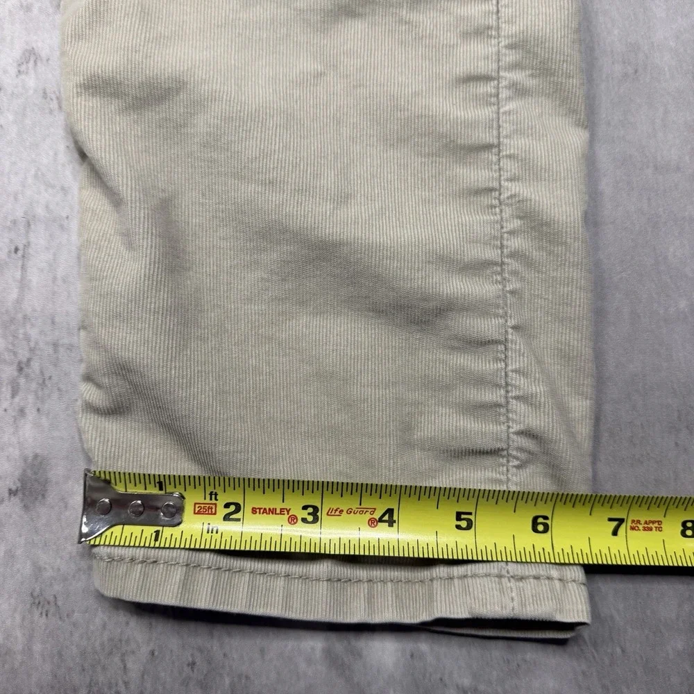 Levi's 512 Slim Taper Pants Mens 34x30 Tan Khaki Corduroy Stretch Chinos